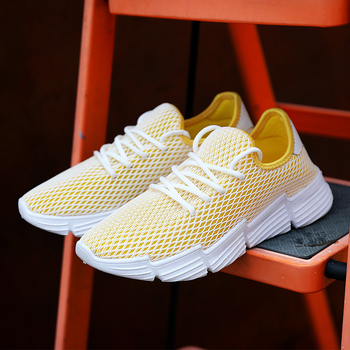 2019 Hot Sale Brand Men Vulcanized Shoes Male Sneakers Outdoor Breathable Mesh Casual Shoes Slip on Lightweight Tenis Masculino